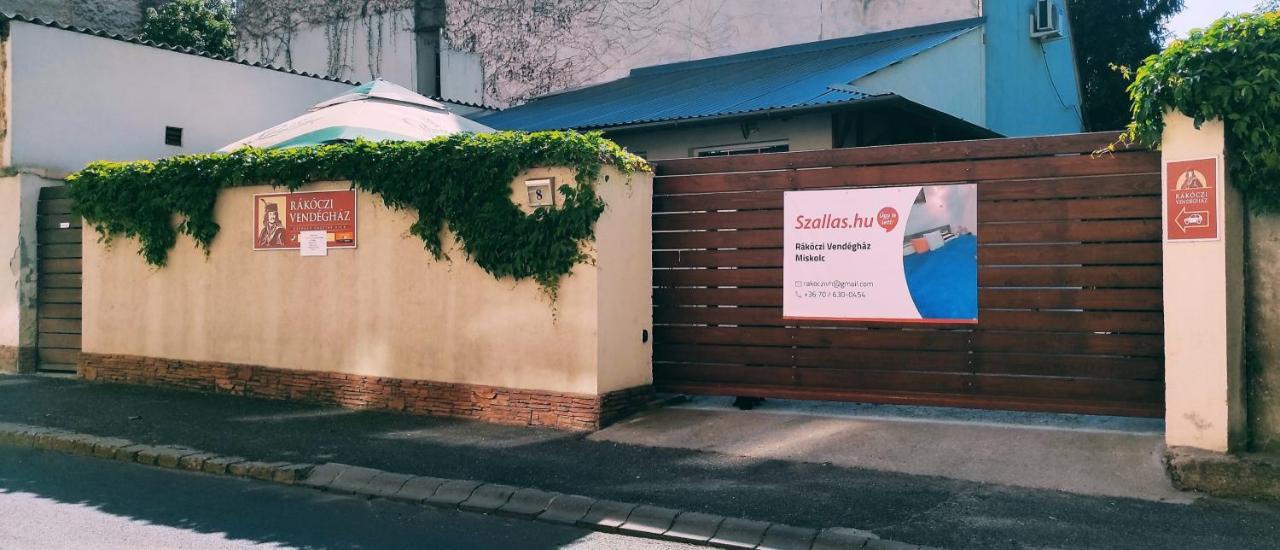 Rákóczi Vendégház Miskolc Exterior foto
